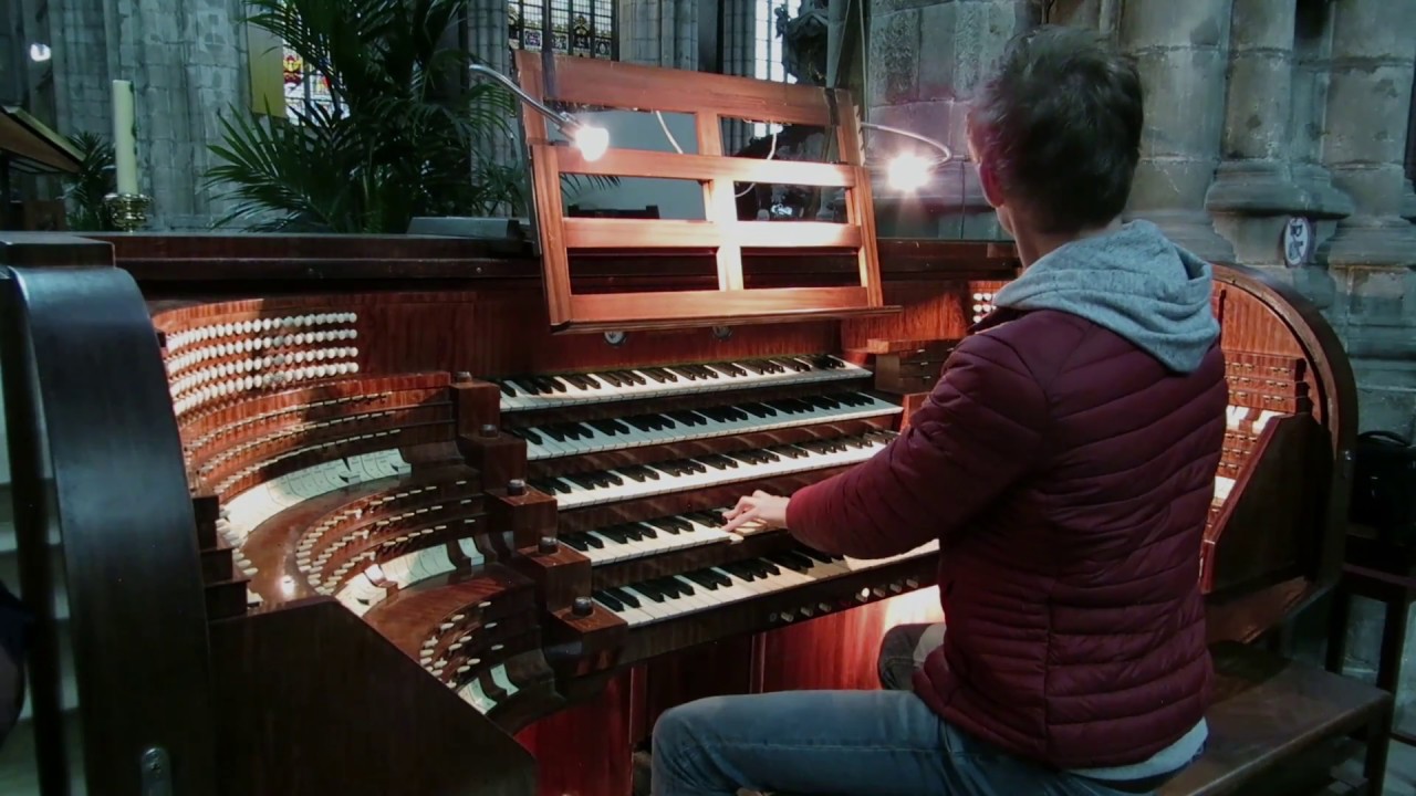 U zij de glorie, opgestane Heer - improvisatie Gert van Hoef - St. Baafs Kathedraal Gent