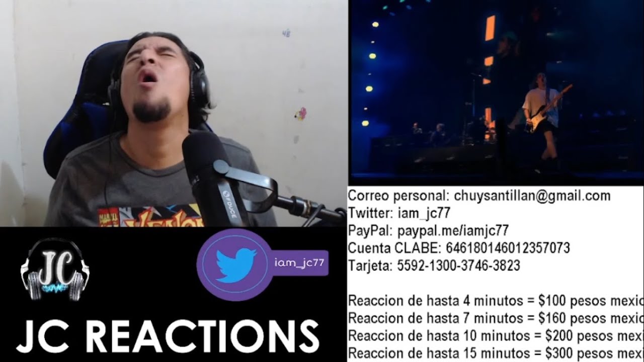 | REACCION | AIRBAG (EN VELEZ) - Por mil noches /  Cae el Sol / Perdido / Pensamientos / Solo Aqui