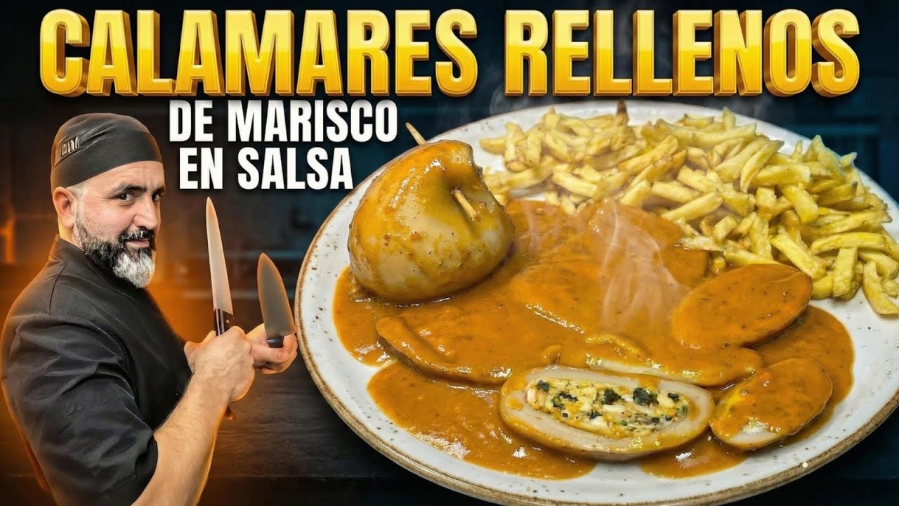 Calamares Rellenos en Salsa de Marisco: &iexcl;La Mejor Receta para Sorprender!