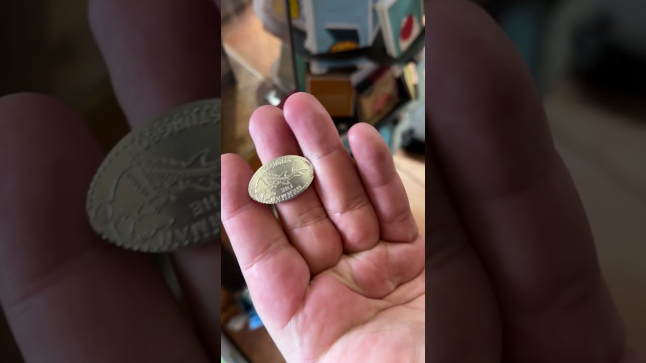 Smashing Silver Coins with Silver Dragons! Silver Bullion! #Silver #SilverDragons #Coins #Shorts