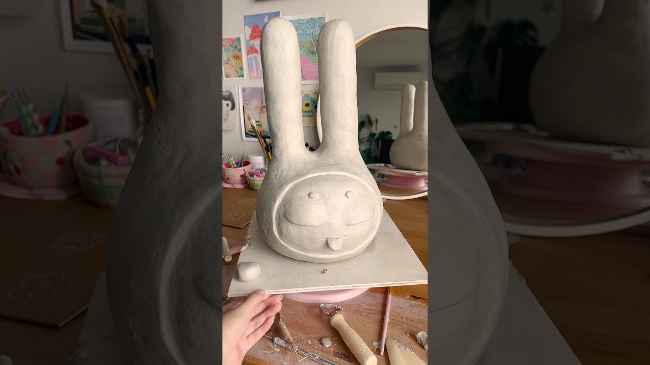 trying paper clay! ★ #pottery #ceramic #paperclay