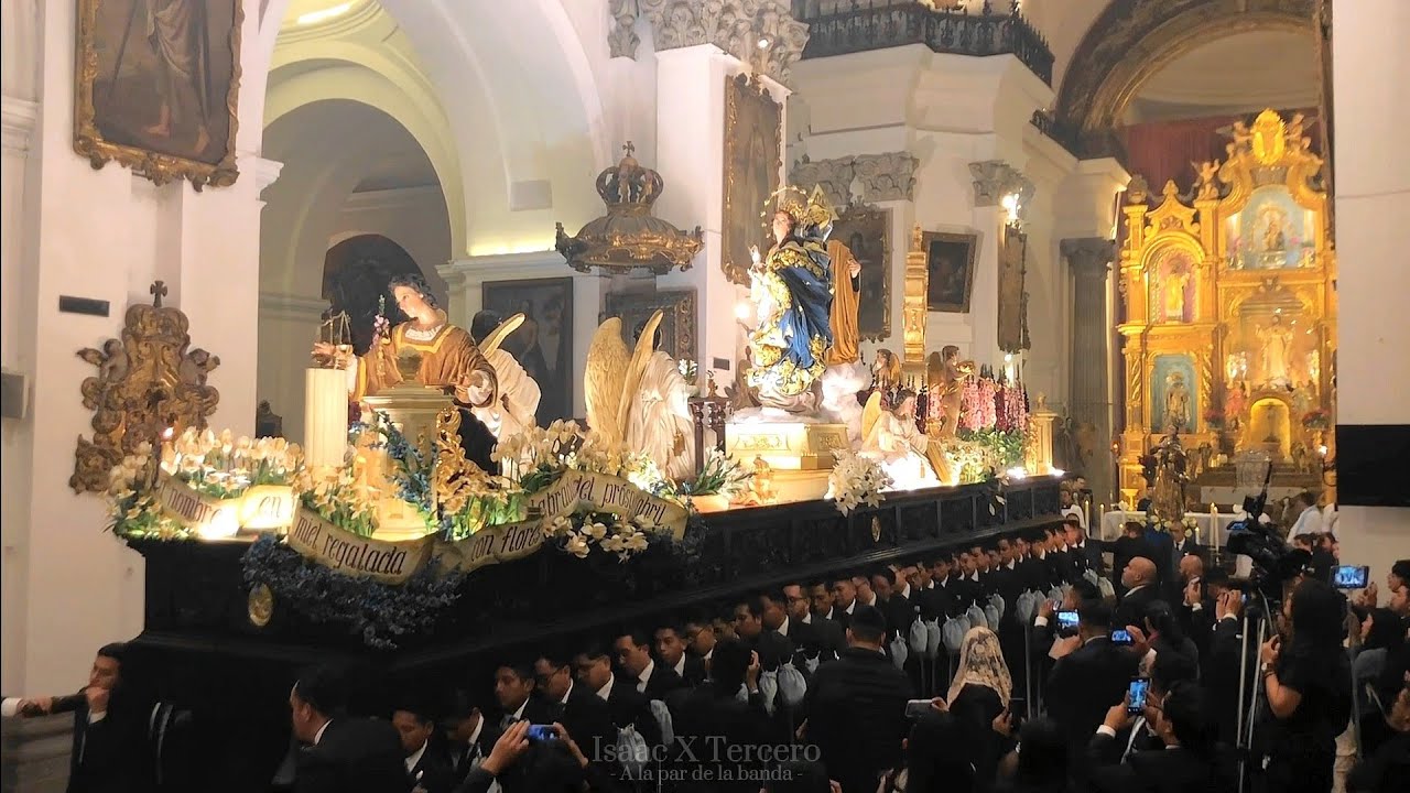 NOCHE BUENA || Visita Inmaculada Concepción de Catedral Metropolitana al templo de la Merced 2024