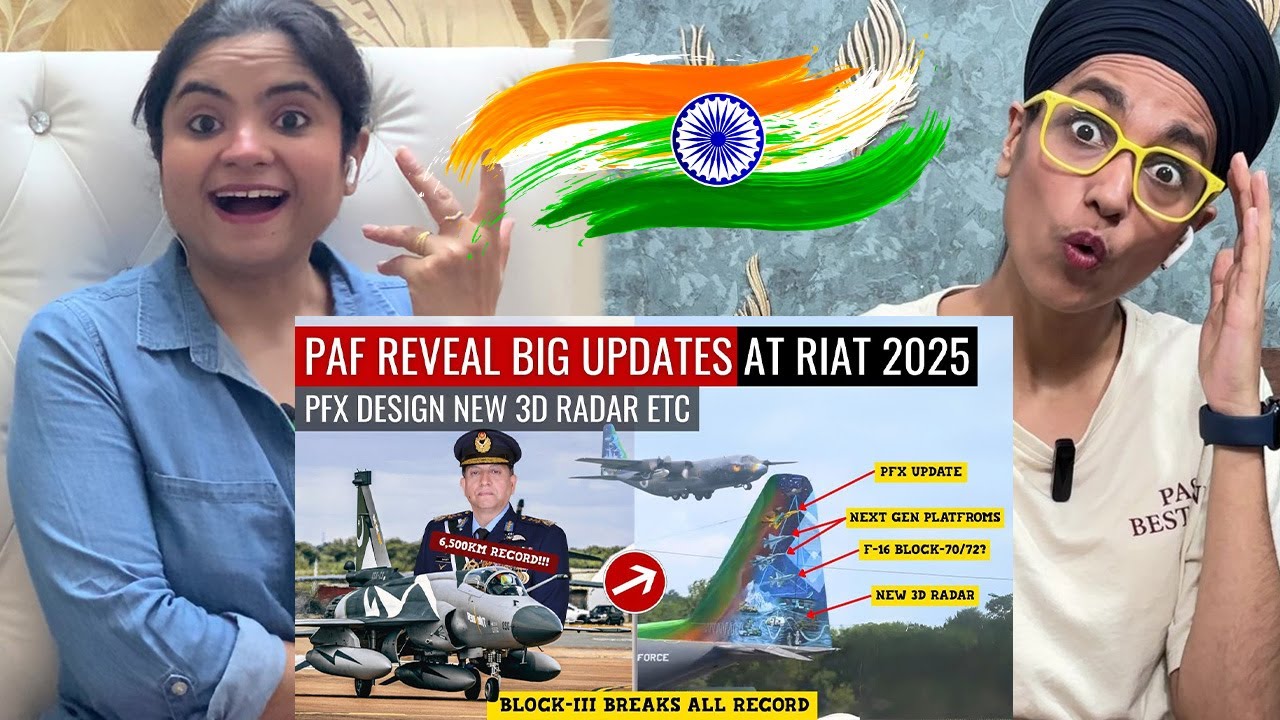 Indians React to PAF Reveal Big Updates at RIAT 2025