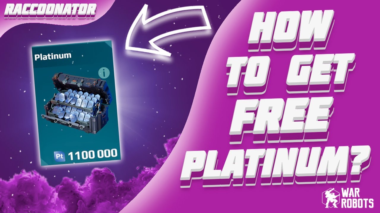 How To Get PLATINUM Easiest And Fastest Ways! 2024 | War Robots GUIDE