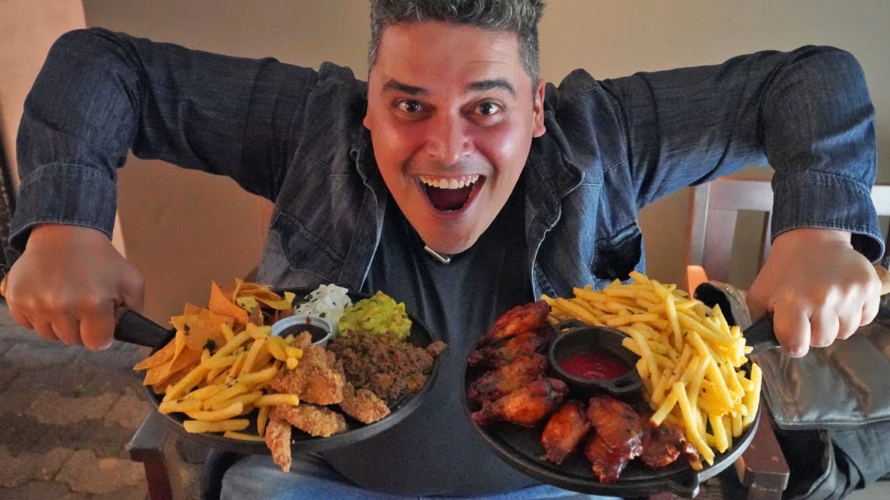 Comida Americana de Boteco no YouRock BAR - Hot Wings, Nachos e Mignon a Gorgonzola