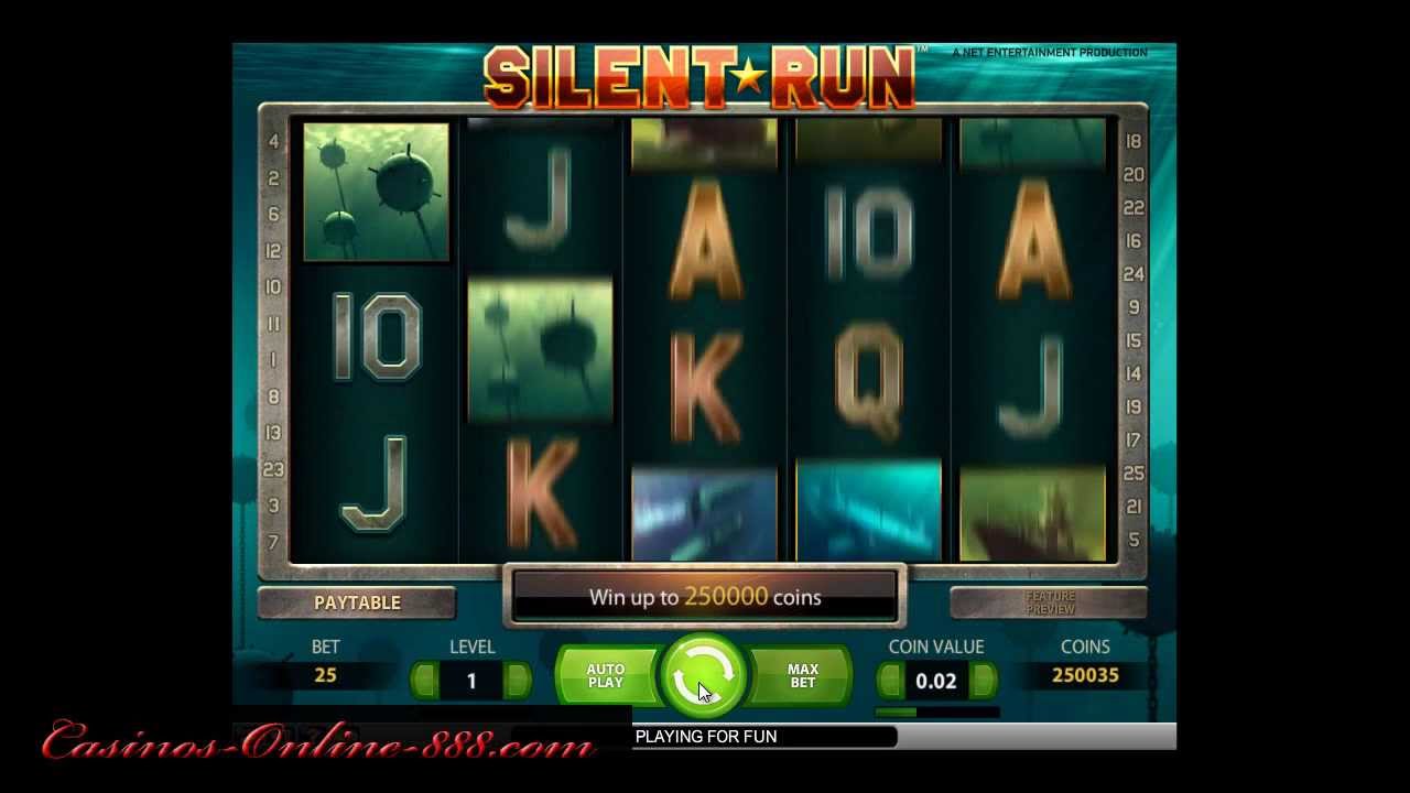 Silent Run Slot Machine by NetEnt - Casinos-Online-888.com