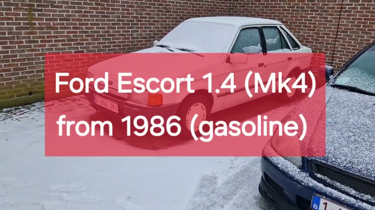 Ford Escort 1.4 (Mk4) from 1986 - Cold start