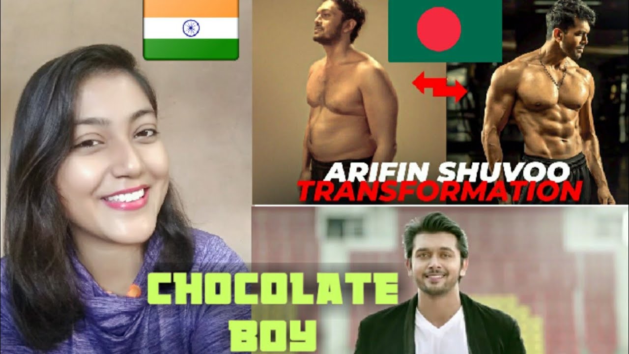 Indian Girl Reaction on || Arifin shuvoo Transformation || Fat to Fit || Body transformation