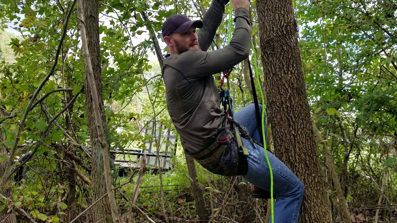 How to SRT climb with Hunting Saddle