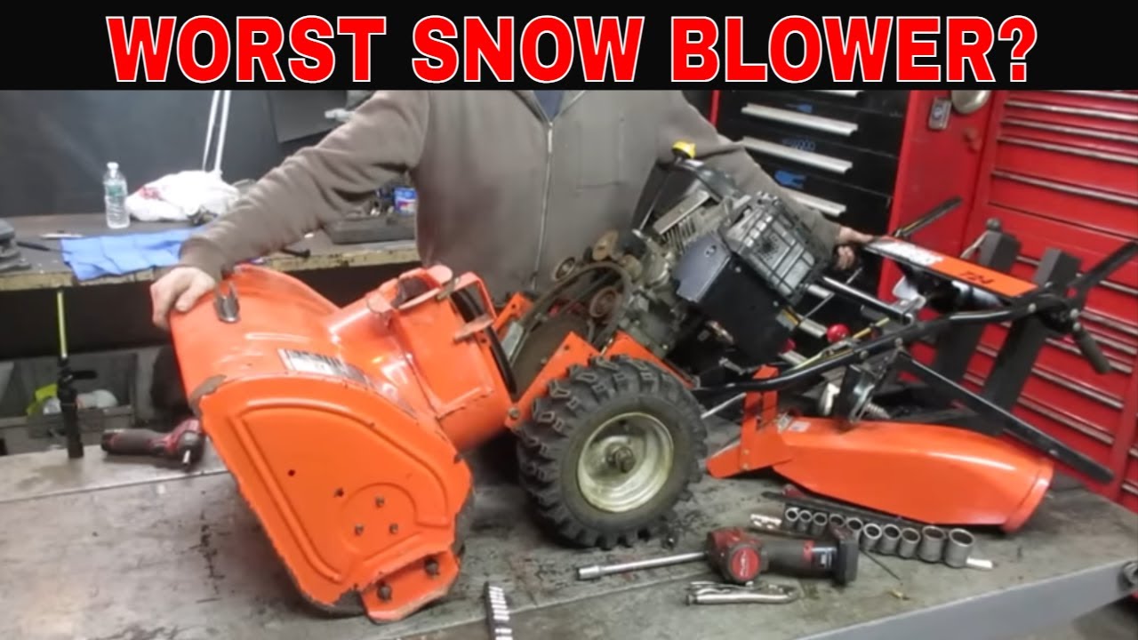 Past Repair Made This snow Blower Useless, Lets Fix It.