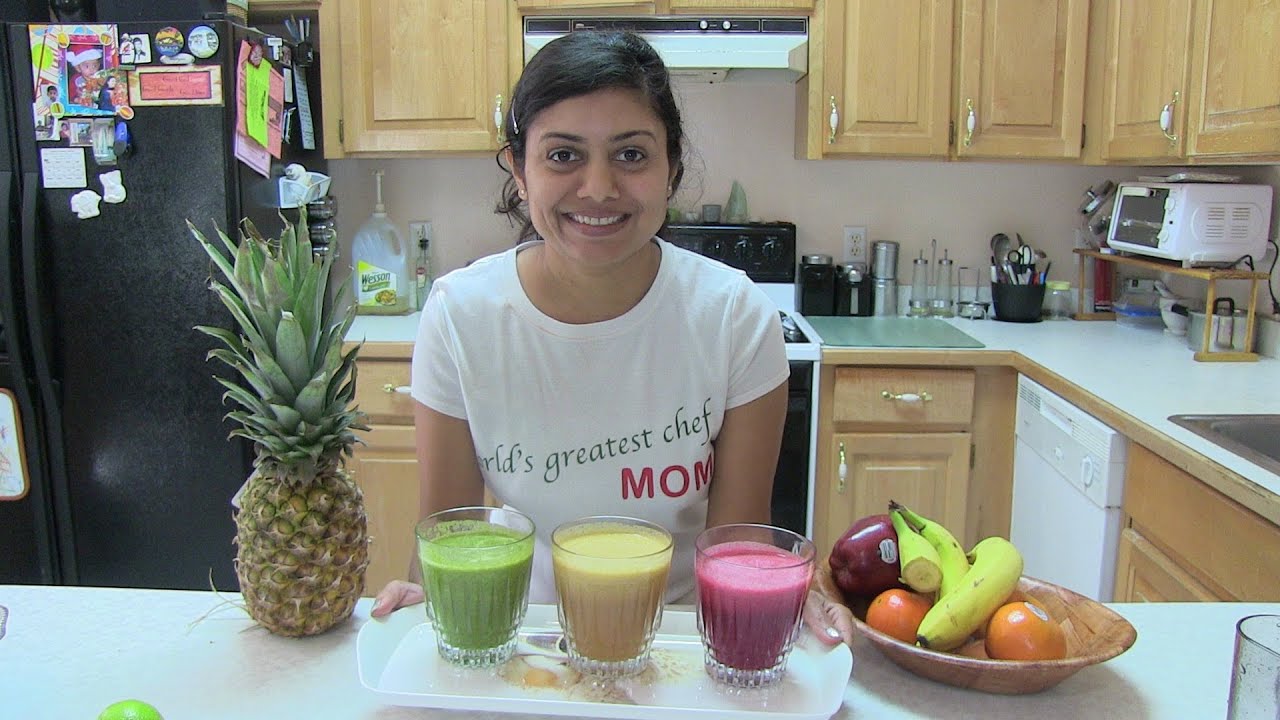 Summer Diet - Homemade Fresh Fruits & Vegetables Juices Recipe Video by Bhavna