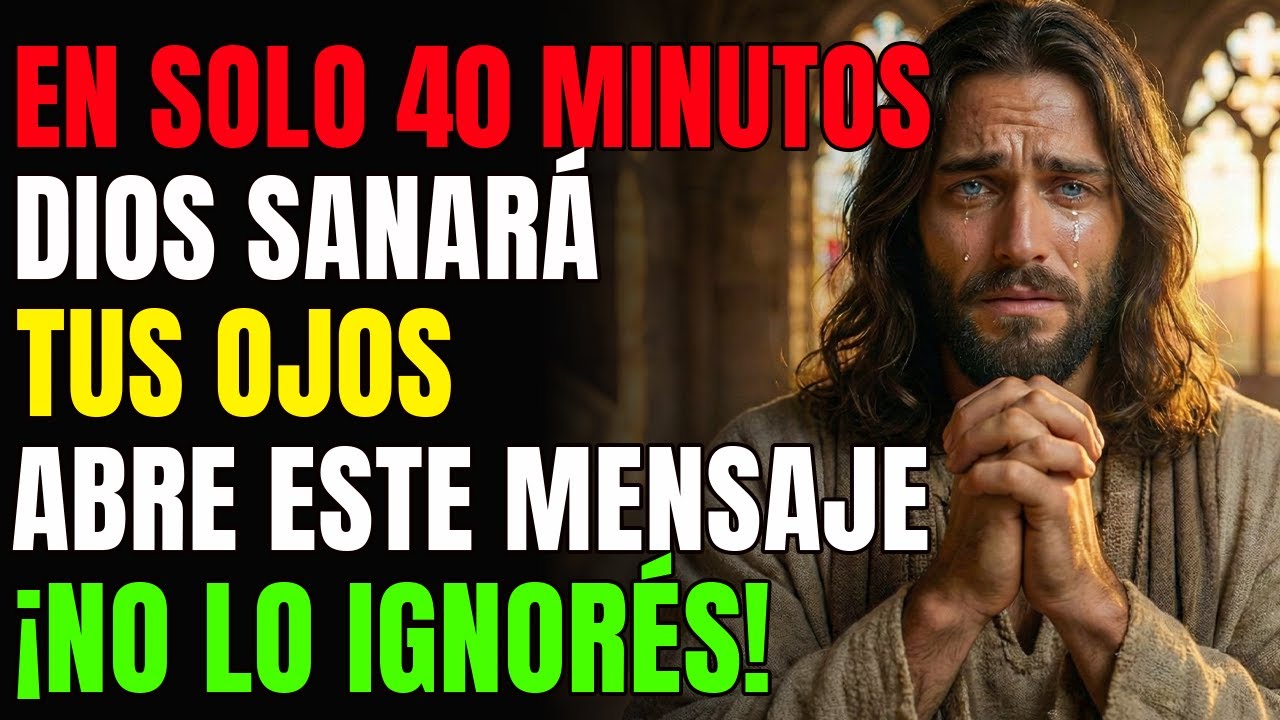 DIOS DICE: TE SANARÉ LOS OJOS ESTA NOCHE. ¡TE RUEGO QUE LEAS ESTE MENSAJE! | MENSAJE DE DIOS DE HOY