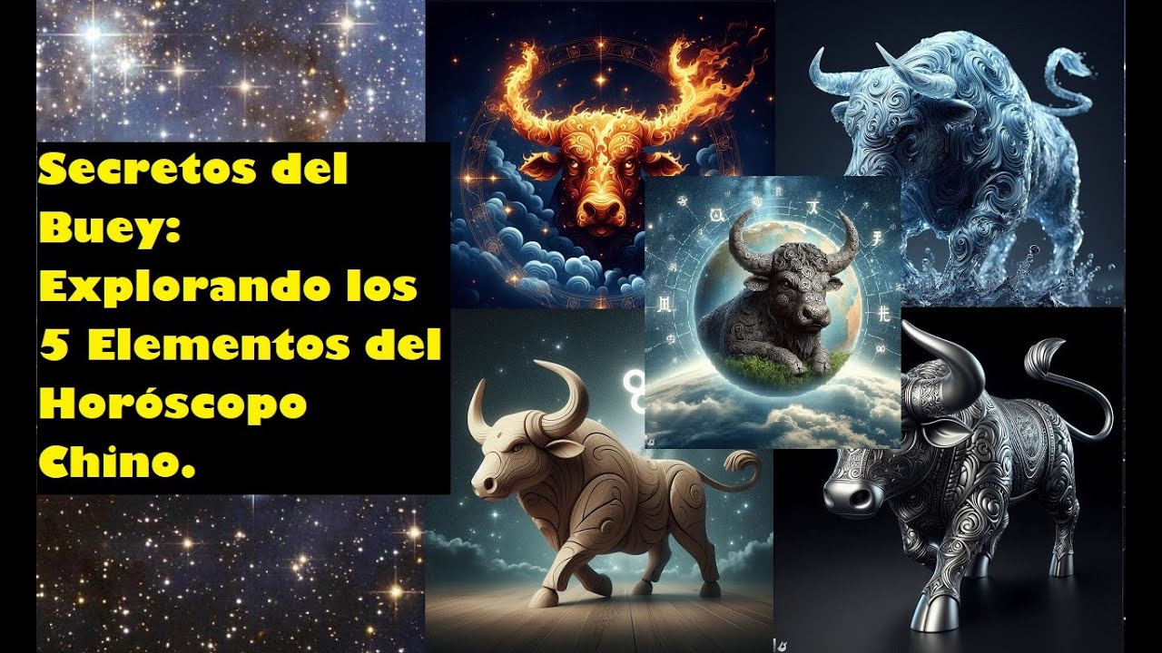 Horóscopo chino: El buey y sus elementos según el año de nacimiento.