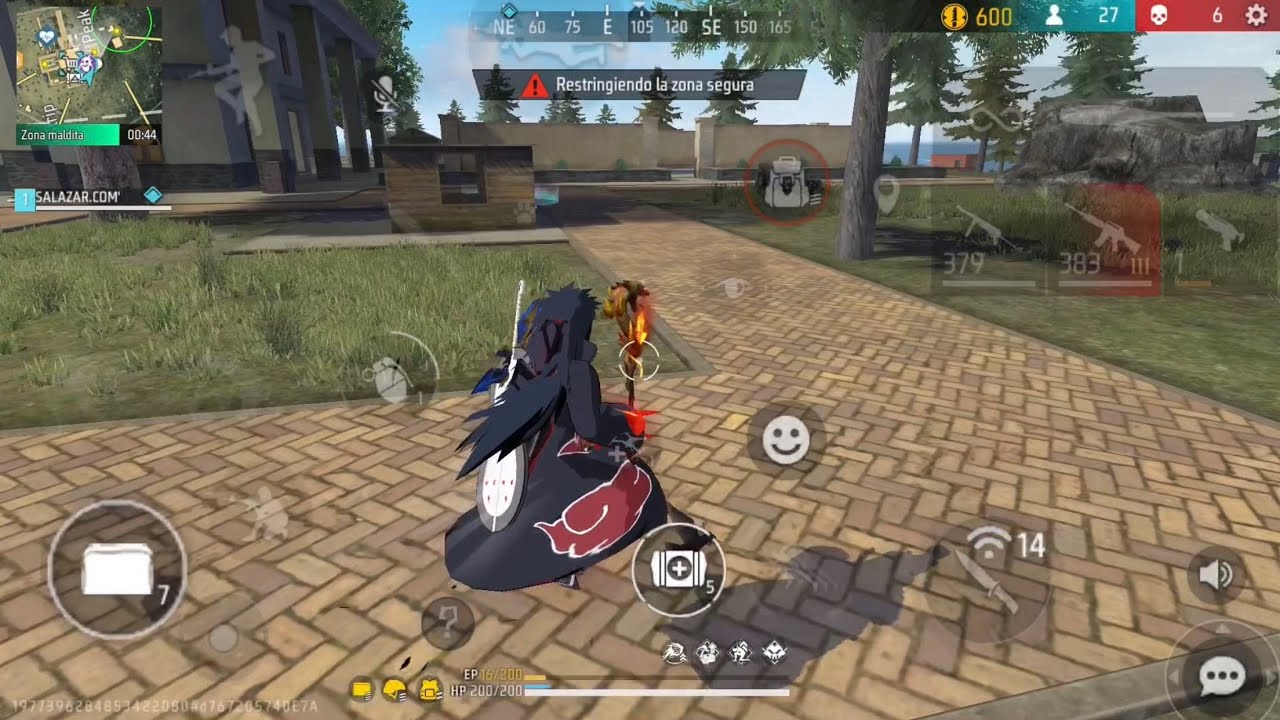 ASÍ ES JUGAR FREE FIRE EN 📲 IPHONE 8 PLUS 