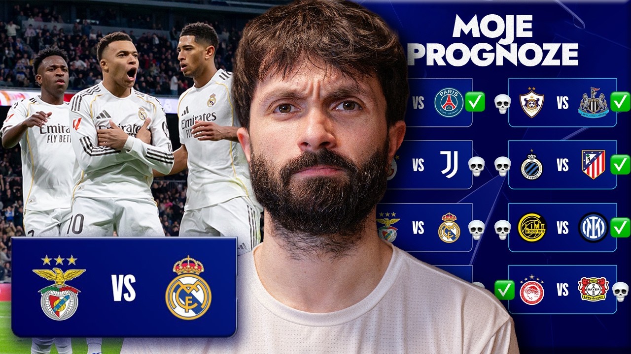 Champions League PLAY-OFF DRAMA - moje prognoze
