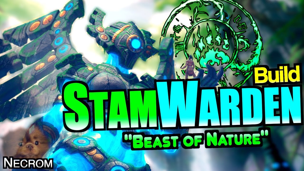 ESO PvP: STRONG AoE and DoT PRESSURE StamWarden 1vX Build Tutorial (Necrom) | 