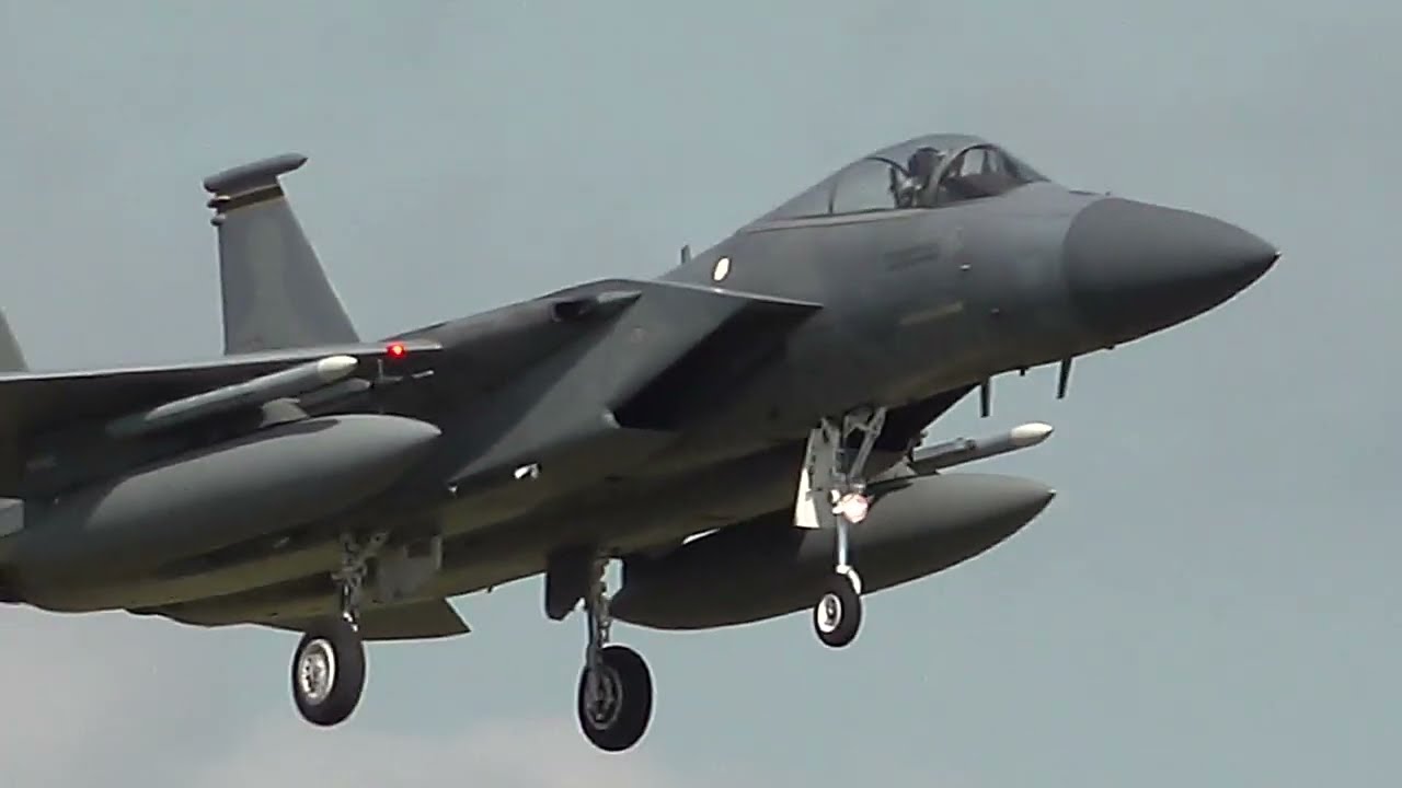 The last time I flimed F-15C  at RAF Lakenheath also Doomsday and EC135 at Mildenhall