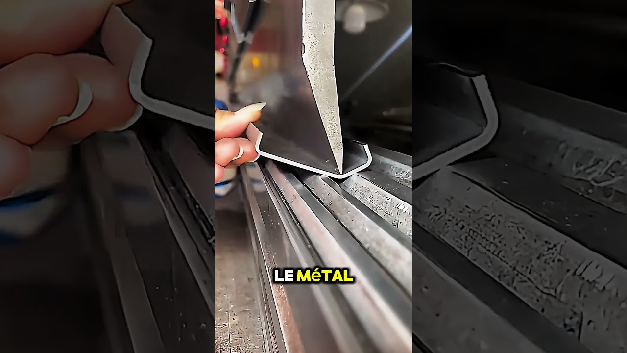 D&eacute;couvrez Comment les T&ocirc;les en Acier Sont Pli&eacute;es avec Pr&eacute;cision ! #m&eacute;tal #artisans #plis #acier