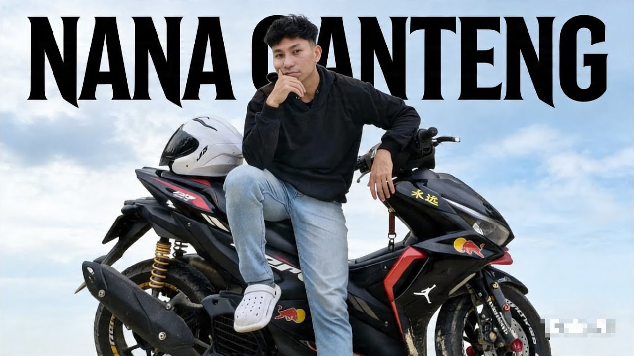 Harry jie - NANA' GANTENG // video lyrics official // new song 