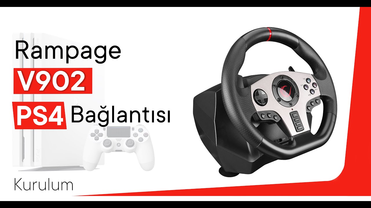 Rampage V902 Direksiyon | PS4 Bağlantısı