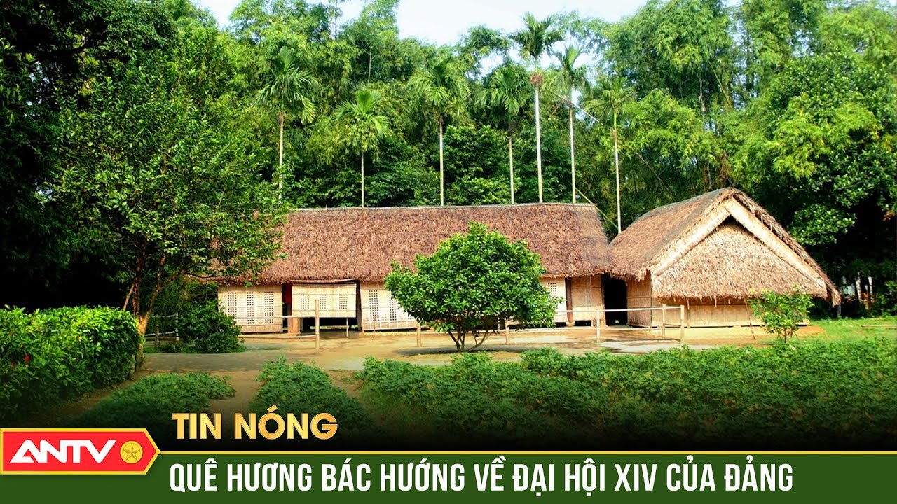 Khu di tích Kim Liên rợp cờ hoa chào mừng Đại hội XIV của Đảng | ANTV