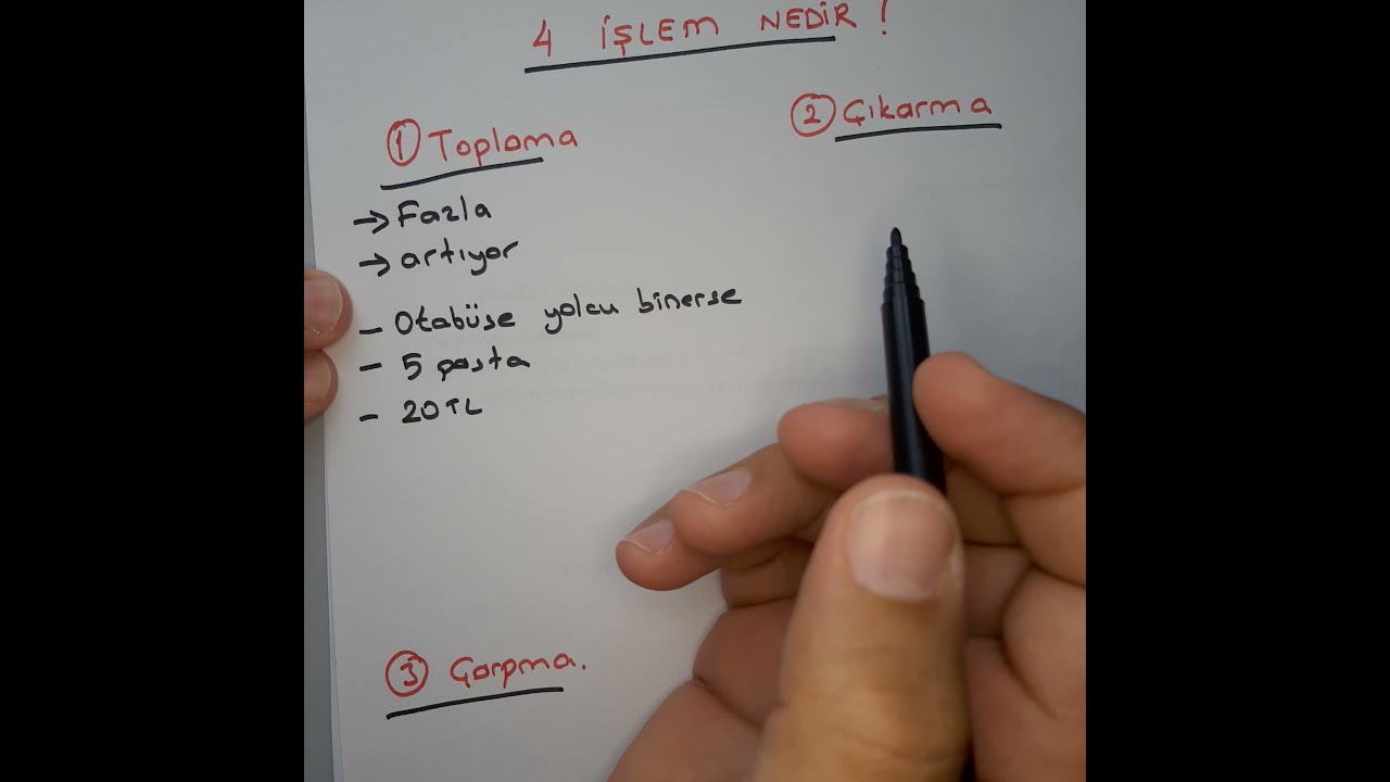 4 işlem nedir ?