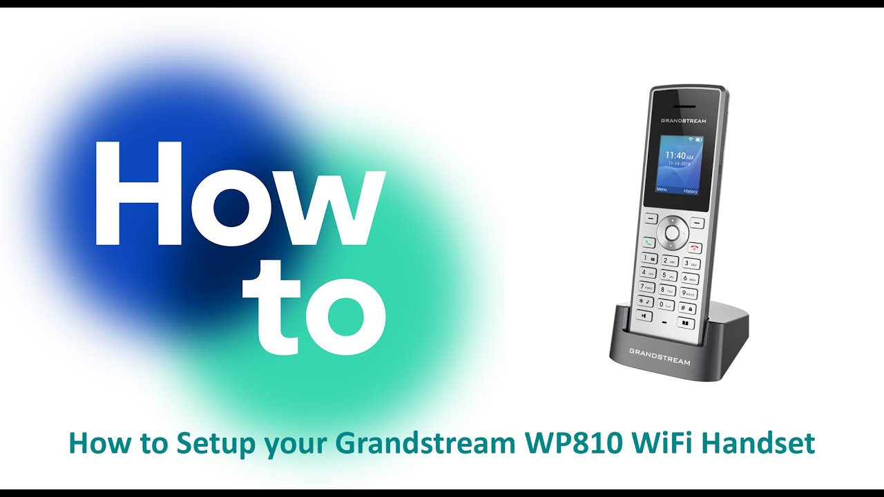 Настройка Wi-Fi телефона Grandstream WP810