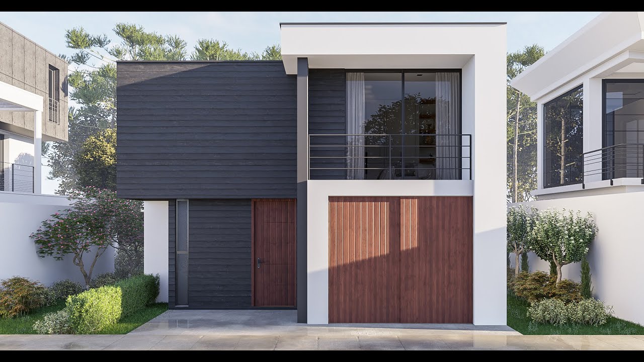 House Design 8x16 Meters | Casa de 8x16 metros
