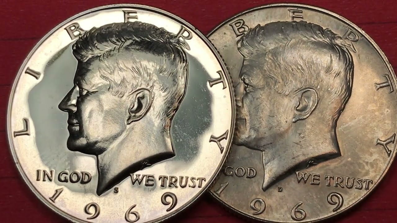 $65 Million Worth 1969 US Kennedy Half Dollar Minted - US 50 Cents Coin