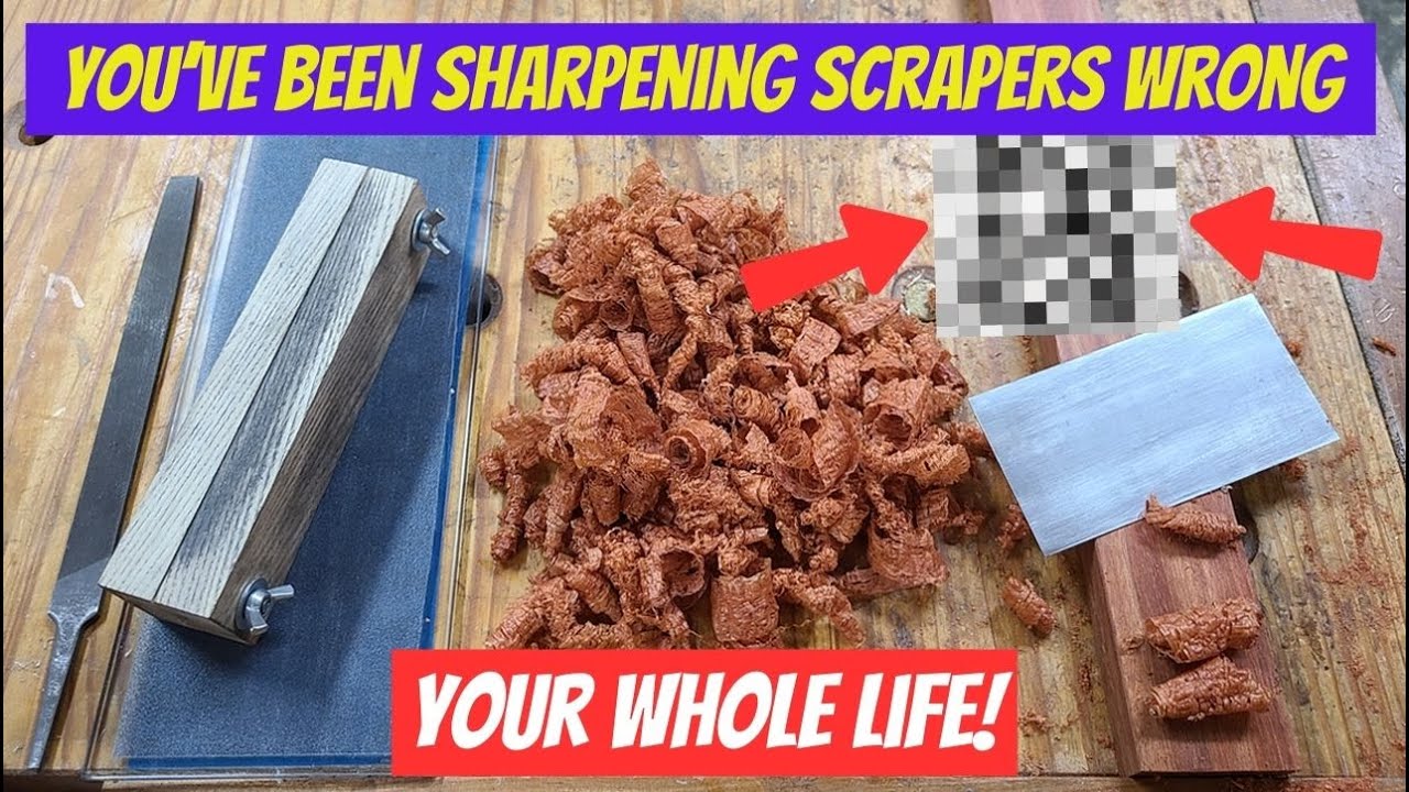 Prepare Cabinet/Card Scraper in 47 Seconds Flat!!