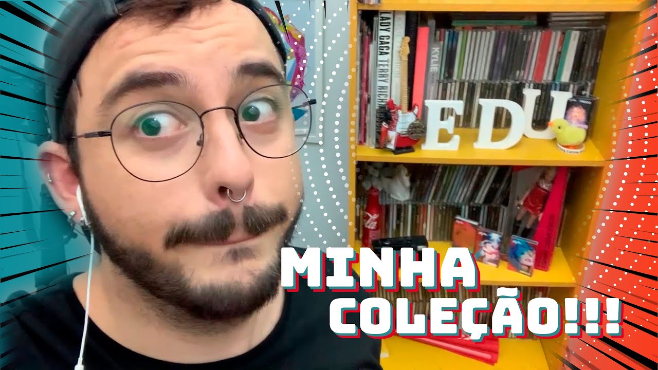 TOUR COMPLETO PELA MINHA COLEÇÃO DE CD'S E LIVROS 💿🥰