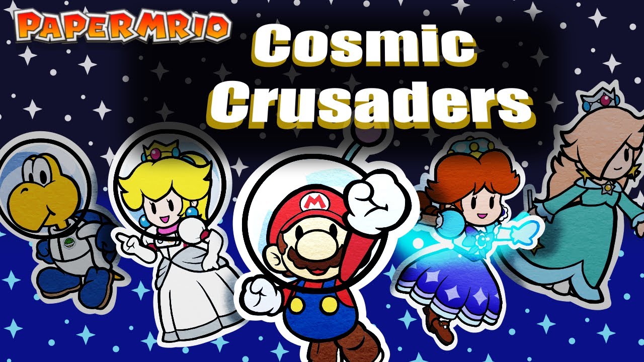 Cosmic Crusaders  | Paper Mario Stop-Motion Compilation