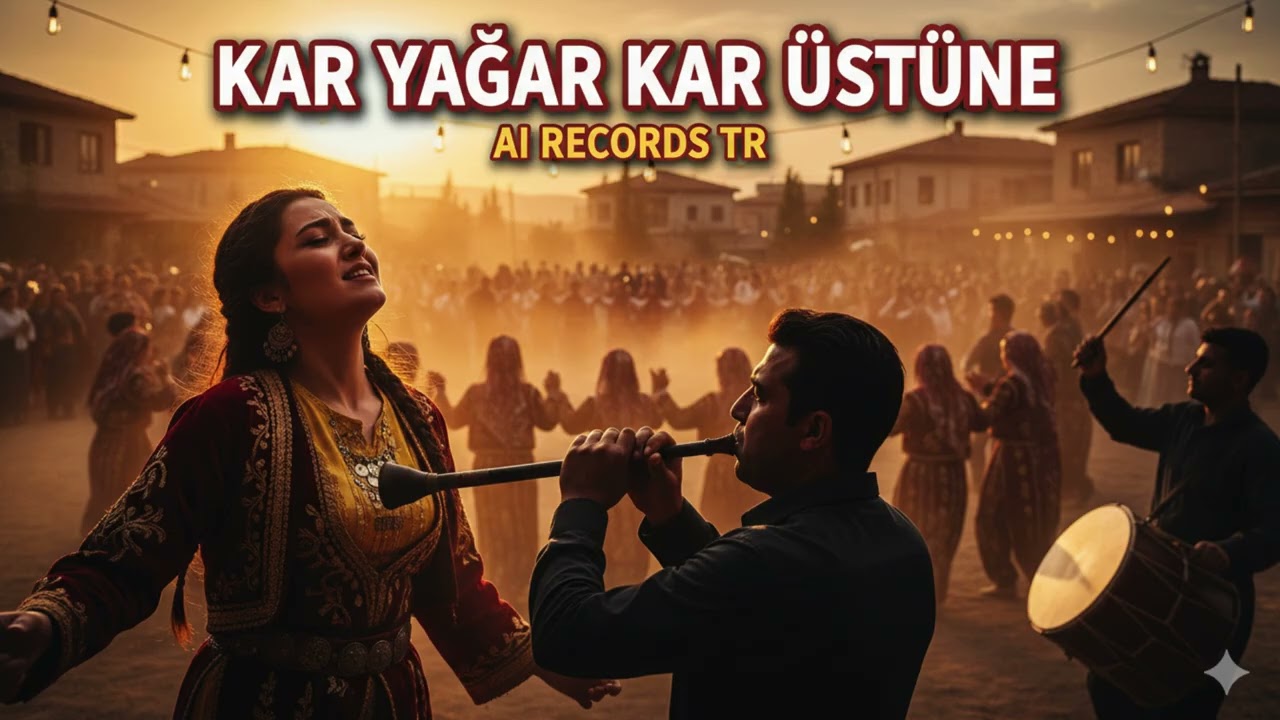 Kar Yağar Kar Üstüne 🔥 AI Halay Cover 🎺 | Kadın Vokal | AI RECORDS TR