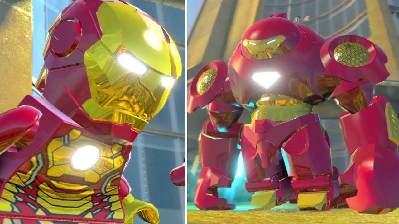 LEGO Marvel Super Heroes Walkthrough Part 5 - Hulkbuster Battle