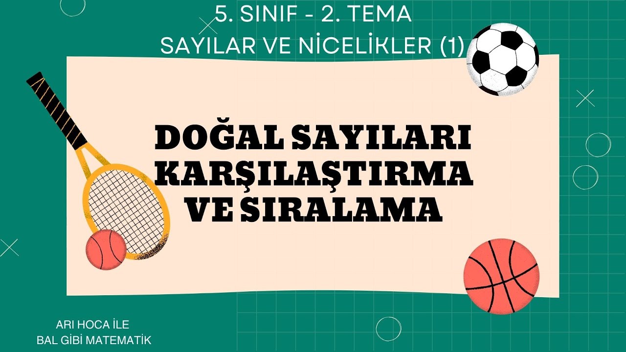 5. Doğal Sayıları Karşılaştırma & Sıralama - 5. Sınıf - Matematik - Sayılar ve Nicelikler (1)