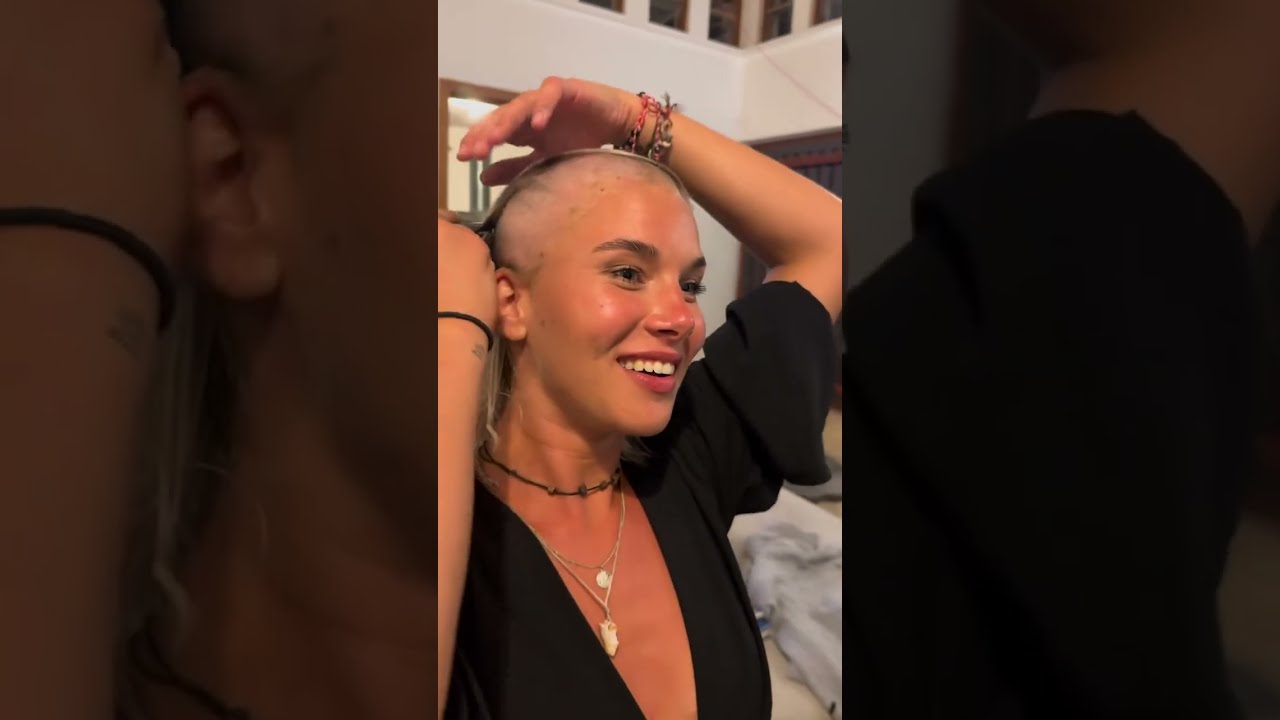 Zeneta from Czech  Survivor (2nd serie) decided to shaves her head before return home 🥰✂️💈💪