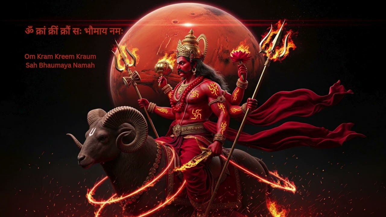 Mangal Beej Mantra | Jyotish Remedy for Mars | Mangal Dosha & Dasha Mantra | Chitta Dhyana Astrology