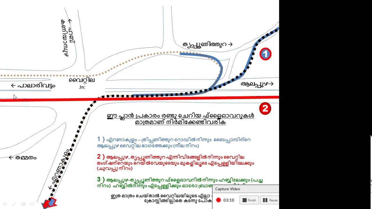 Vytila junction flyover alternate simple cheap better plan