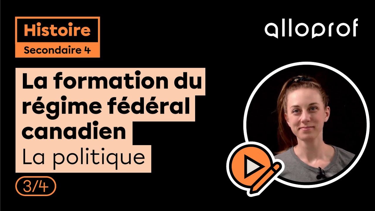 La formation du régime fédéral canadien - La politique 3/4 | Histoire | Alloprof