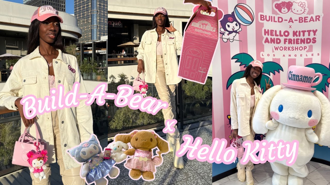 Hello Kitty and Friends Build-A-Bear Workshop Experience 🎀💖