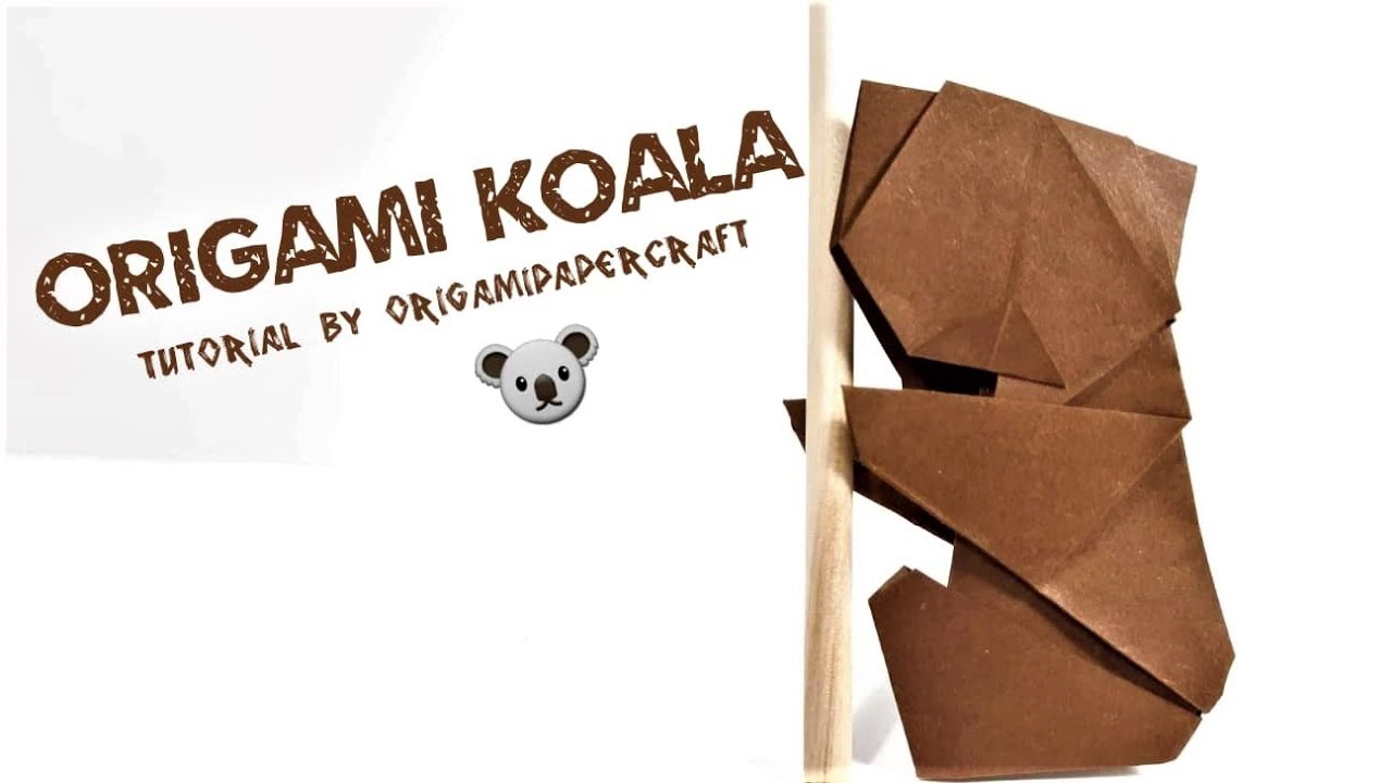 How To Make An Origami Koala 🐨 Tutorial By OrigamiPaperCraft