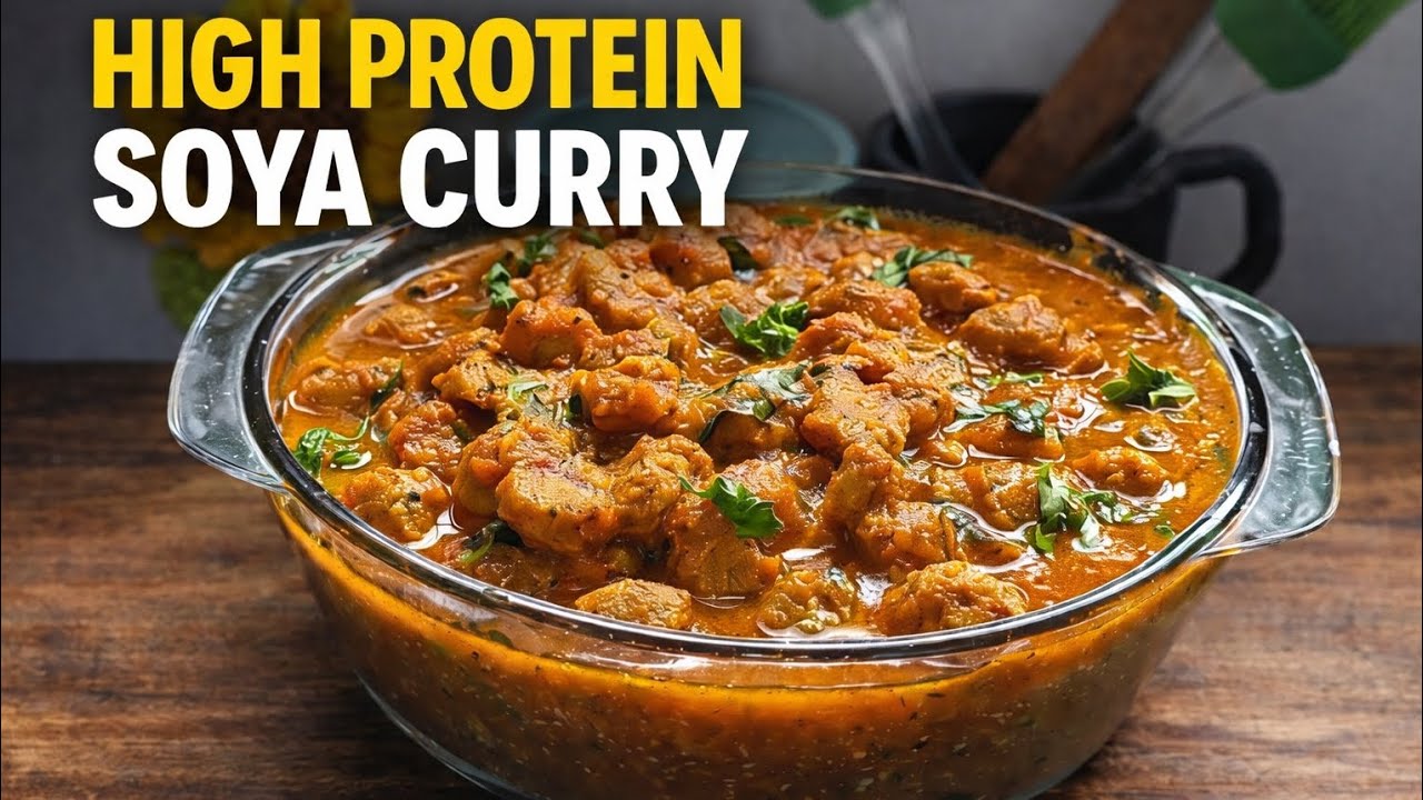 Soya Chunks Gravy Recipe | Protein-Rich Curry