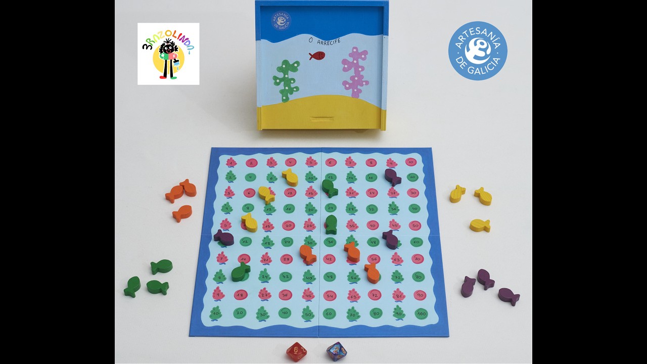 Titorial O arrecife - Xogos de mesa en galego Brazolinda