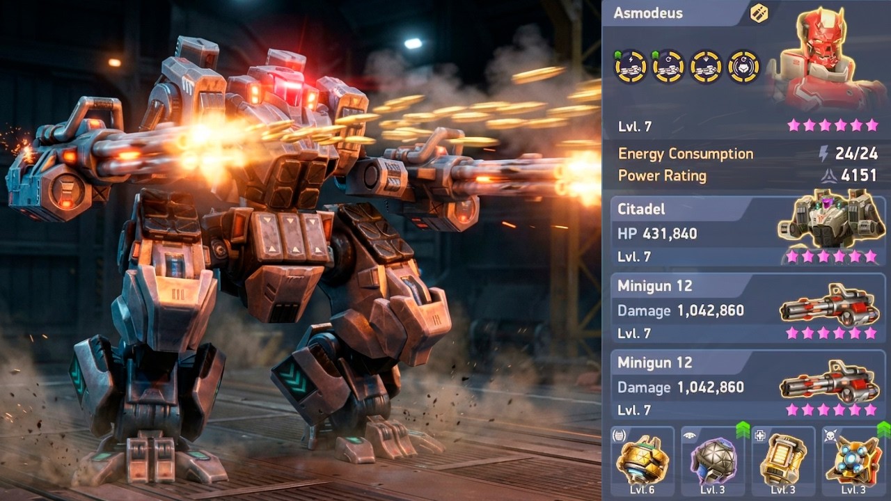 CITADEL MINIGUN: TANKIEST MECH WITH FULL AUTO