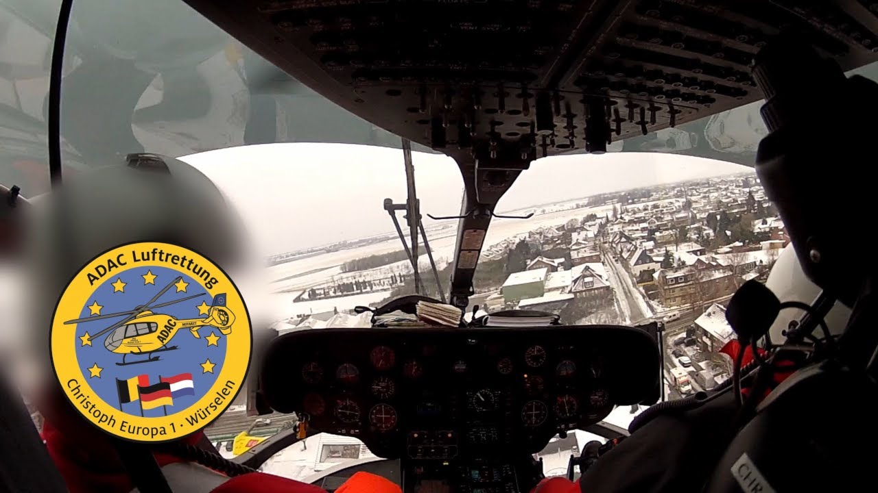 Christoph Europa 1 (EC-135) Cockpit: Einsatz Baesweiler Setterich