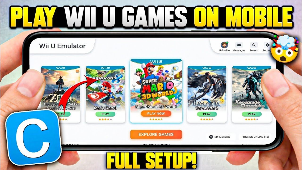 🔥 Играйте в игры Wii U на Android - Эмулятор Cemu V0.5: полная установка, лучшие настройки и игро...