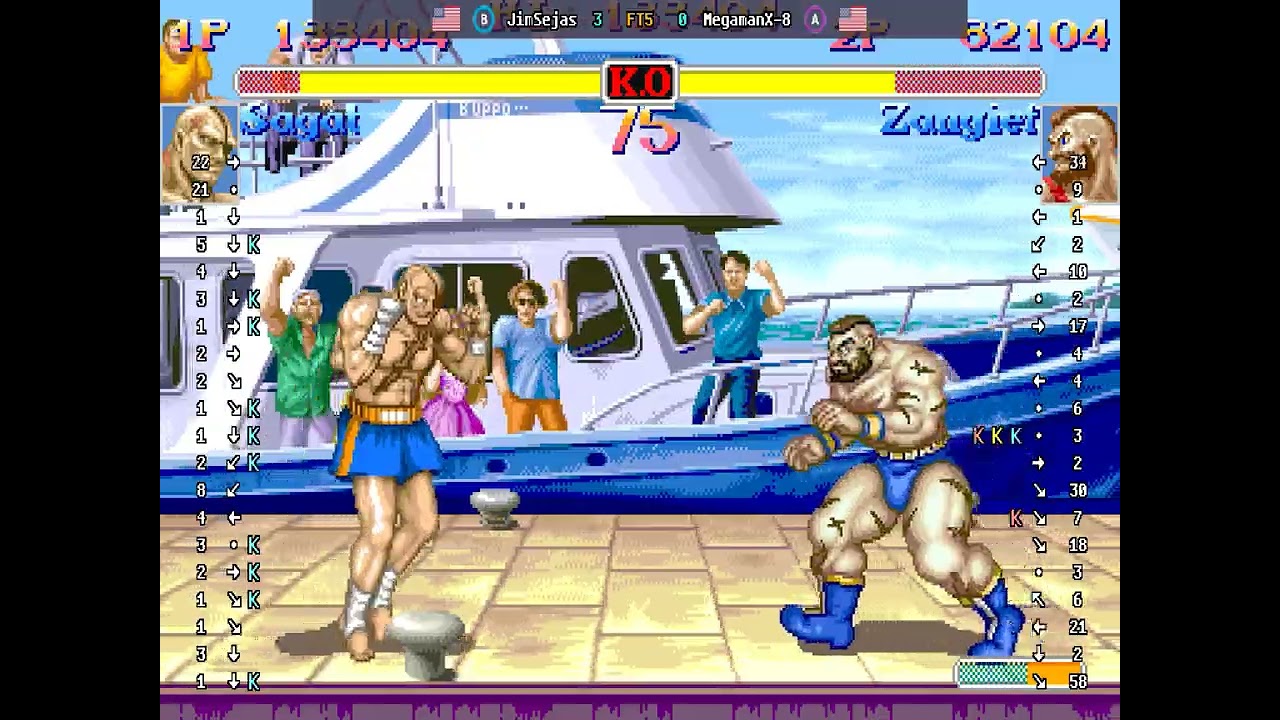 Super Street Fighter II X - 🇺🇸 JimSejas(B) vs 🇺🇸 MegamanX-8(A) | Fightcade (2026-03-08 12:56 UTC)