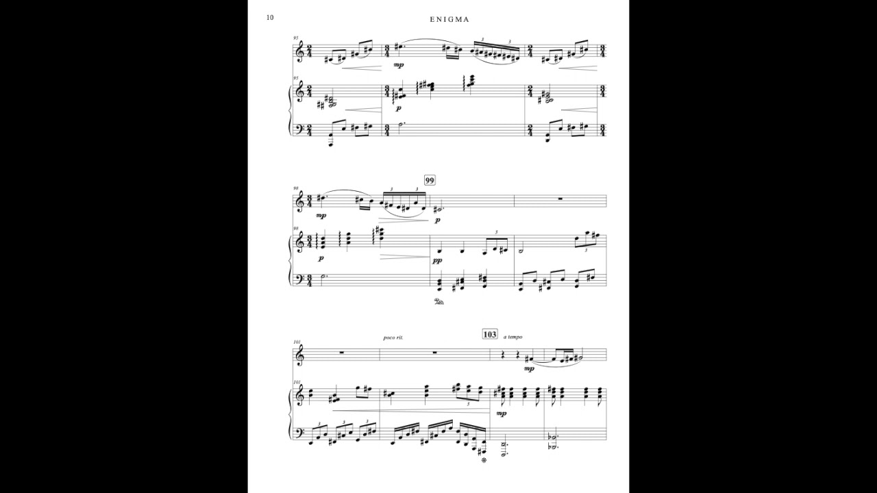 Kevin Day: Enigma - Jennifer Oliverio, I-Chen Yeh