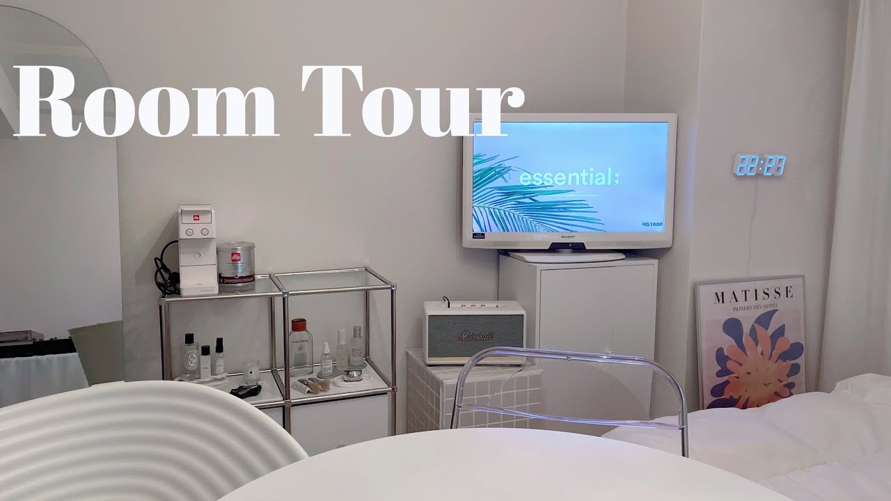 【Room Tour】一人暮らしKオタク女子の1Kルームツアー |   IKEA、Buyma、楽天で購入した韓国系インテリア | DIYしたTile Table、Claytray