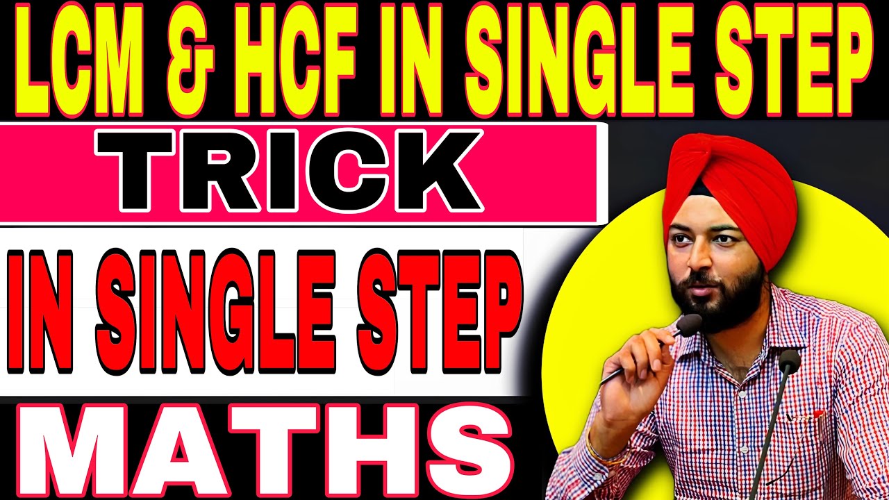 Lcm and hcf in one step@DEEP THECHEMIST